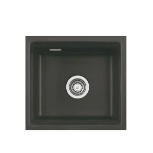 Systemceram Kara 42 U Schiefer, zlewozmywak ceramiczny, korek manualny