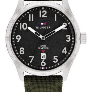 Zegarek TOMMY HILFIGER 1710593. Kwarcowy, Kolor srebrny. Mężczyzna.