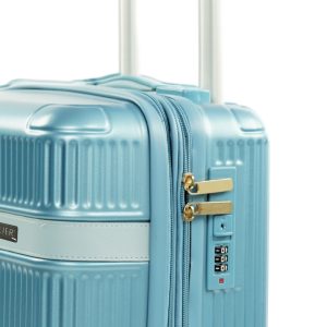 Walizka kabinowa podróżna mała Solier Nokiro 16' XS - niebieski