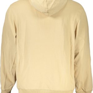 BEŻOWA BLUZA MĘSKA Z ZAMKIEM CALVIN KLEIN