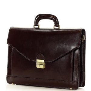 Torba skórzana ciemny brąz MARTINO