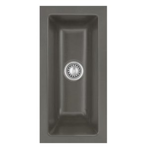 Systemceram Mera 16 U Lava, zlewozmywak ceramiczny, korek manualny