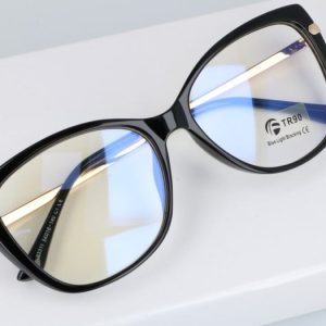 Okulary do komputera damskie z filtrem BLUE Light zerówki 2549