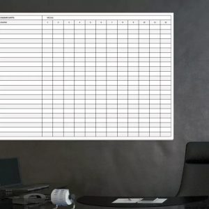 Diagram gantta tablica suchościeralna lean 075 podział na miesiące