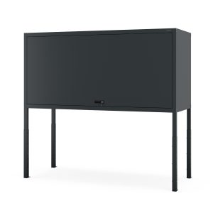 Szafa garażowa RICHARD, 2250 x 2100 x 900 mm, antracytowa