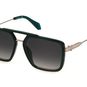 Okulary JUST CAVALLI SJC040-580G61. Okulary przeciwsłoneczne, Kolor złoty. Mężczyzna.