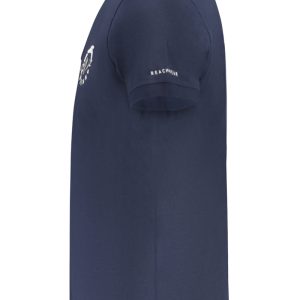 TRUSSARDI POLO KRÓTKIE RĘKAWY MĘSKIE NIEBIESKIE