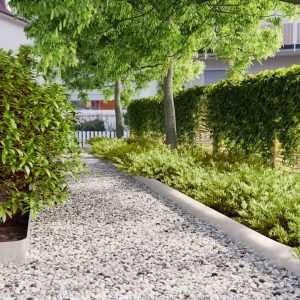 Obrzeża trawnikowe, 10 szt., 15x103 cm, stal nierdzewna