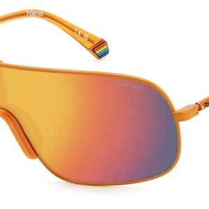 Okulary POLAROID PLD6222SL7Q. Okulary przeciwsłoneczne, Kolor pomarańczowy. Unisex.