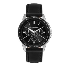 Zegarek TRUSSARDI R2451153002. Kwarcowy, Kolor czarny. Mężczyzna.