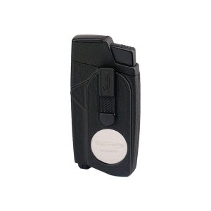 Vector ACCENDISIGARI XCALIBER DOUBLE W/CUTTER 05 Black Crackle Matte