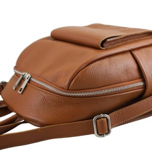 Damskie plecaki miejskie - Brązowe jasne