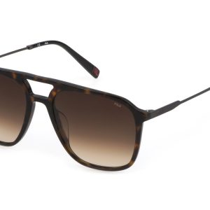 Okulary FILA SFI215-56722Y. Okulary przeciwsłoneczne, Kolor brązowy. Mężczyzna.