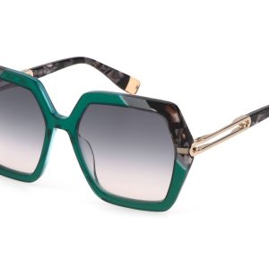 Okulary FURLA SFU684-560Z48. Okulary przeciwsłoneczne, Kolor zielony. Kobieta.