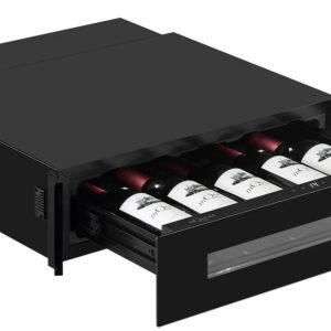 MQuvee WineKeeper Exclusive 5S Fullglass Black Push-Pull szuflada chłodząca na wino