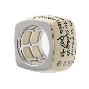 Biżuteria DEMARIA DM6TAX36B-B14. Pierścionek, Kolor biały. Kobieta.