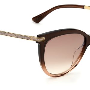 Okulary JIMMY CHOO AXELLEGS0MYNQ. Okulary przeciwsłoneczne, Kolor brązowy beżowy. Kobieta.