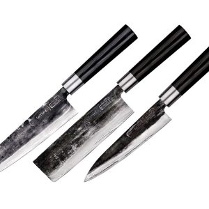 Samura SUPER 5 ZESTAW 3 SZT. (NAKIRI-SANTOKU-UNIW) SP5-0220