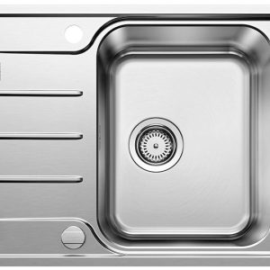 BLANCO LEMIS 45 S-IF Mini stal szczotkowana, odwracalny, korek auto. Użyj kodu 23BLA06 i płać mniej