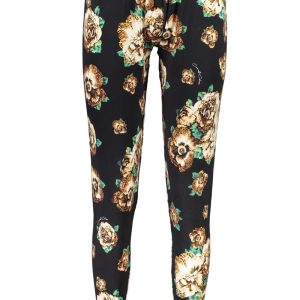 LEGGINSY DAMSKIE KLASY CAVALLI CZARNE