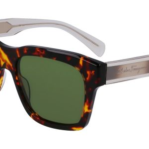 Okulary FERRAGAMO SF1087S561821. Okulary przeciwsłoneczne, Kolor brązowy. Mężczyzna.