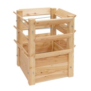 Westmann Podwyższona grządka z drewna modrzewiowego Premium L Natura 66x66x73cm