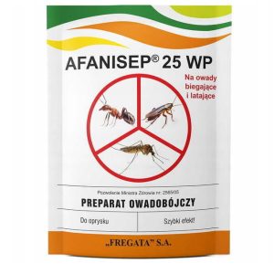 Afanisep 25 WP OPRYSK na muchy, komary, mrówki i prusaki proszek 25g - Fregata S.A.