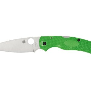 Spyderco NATIVE CHIEF SALT GREEN PLAIN LC200N C244PGR