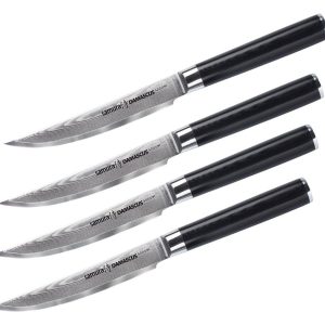 Samura DAMASCUS SET 4 PZ BISTECCA (Steak knife) CM.12 SD-0031S