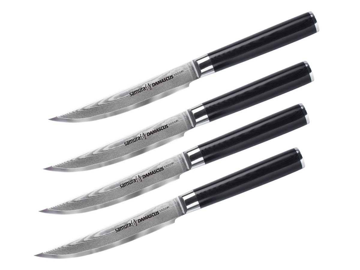 Samura DAMASCUS SET 4 PZ BISTECCA (Steak knife) CM.12 SD-0031S