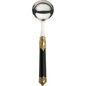 RINASCIMENTO GOLD BLACK łyżka do sosów