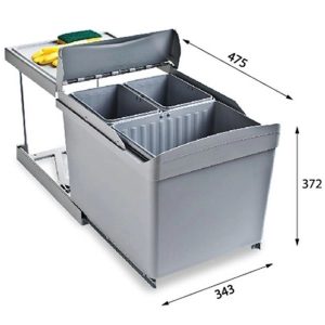Alveus ALBIO 30 (1x16L+2x7,5L) sortownik odpadów