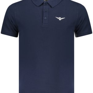 ARMY 1659 MĘSKA KOSZULKA POLO Z KRÓTKIM RĘKAWEM NIEBIESKA