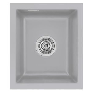 Systemceram Mera 32 U Titan, zlewozmywak ceramiczny, korek manualny