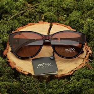 Damskie okulary przeciwsłoneczne polaryzacyjne brązowe EST-05A