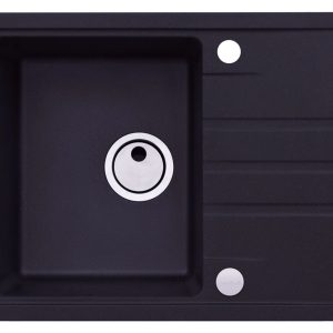 Alveus Intermezzo 30 deep black (62x48) z syfonem manualnym
