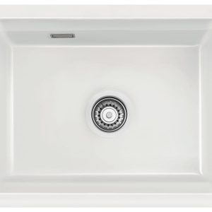 Systemceram Kara 50 U Gronland, zlewozmywak ceramiczny, korek manualny