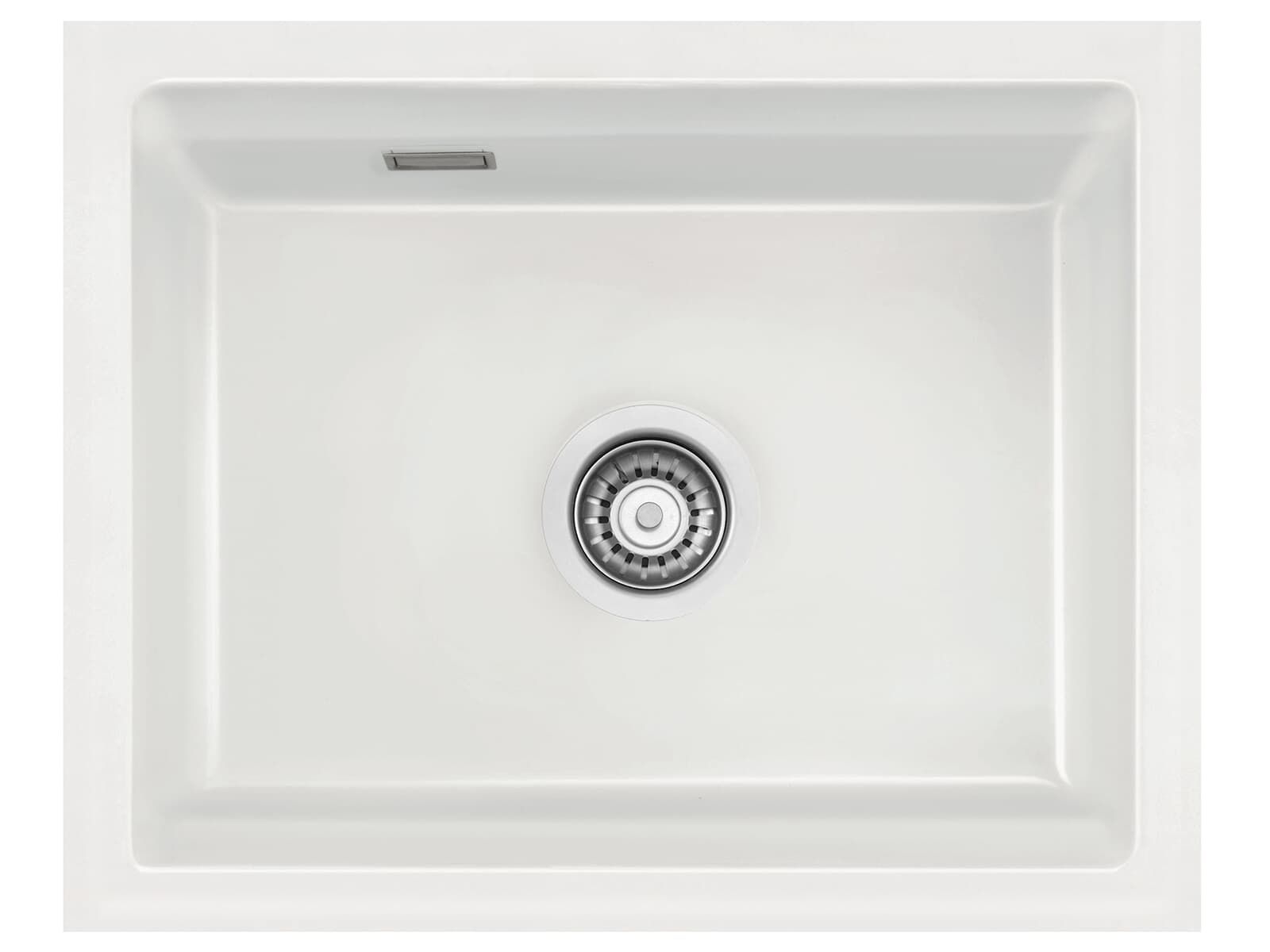 Systemceram Kara 50 U Gronland, zlewozmywak ceramiczny, korek manualny