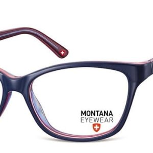 Kocie okulary oprawki granatowe Montana MA80C