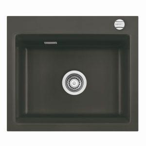 Systemceram Kara 57 Schiefer zlewozmywak ceramiczny, korek manualny