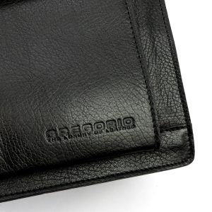 Teczka na dokumenty męska ze skóry naturalnej Gregorio z dopinanym paskiem