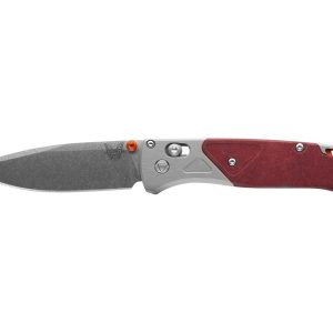 Benchmade BUGOUT 535-09 GRAY ALUMINIUM / REDSTONE RICHLITE