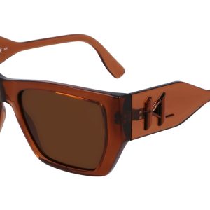 Okulary KARL LAGERFELD KL6123S541824. Okulary przeciwsłoneczne, Kolor brązowy. Unisex.