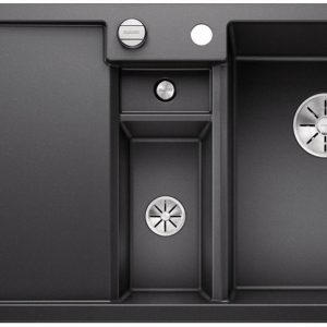 BLANCO COLLECTIS 6 S Silgranit antracyt prawa, korek auto., InFino, wkład z pokrywką Użyj kodu 23BLA06 i płać mniej