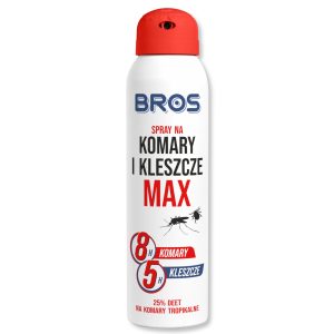 Spray na komary i kleszcze Max 90ml - Bros
