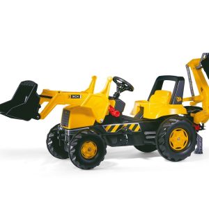 Rolly Toys 812004 Traktor Rolly Junior JCB z łyżką i przyczepą