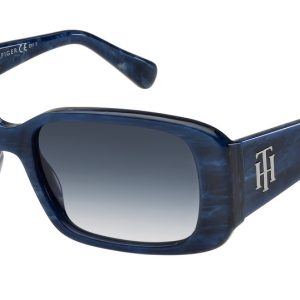 Okulary TOMMY HILFIGER TH-1966-S-NUM. Okulary przeciwsłoneczne, Kolor niebieski. Kobieta.