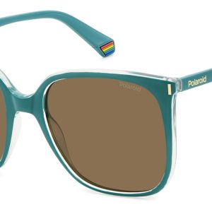 Okulary POLAROID PLD6218S1ED. Okulary przeciwsłoneczne, Kolor zielony. Kobieta.
