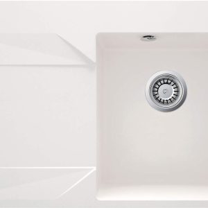 Deante Zlewozmywak granitowy 1-komorowy z ociekaczem - lewy