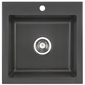 Systemceram Mera 51 Zlew ceramiczny Schiefer, korek manualny